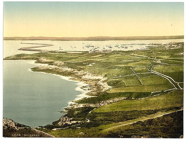 General view Holyhead Vintage A4 Photo Print