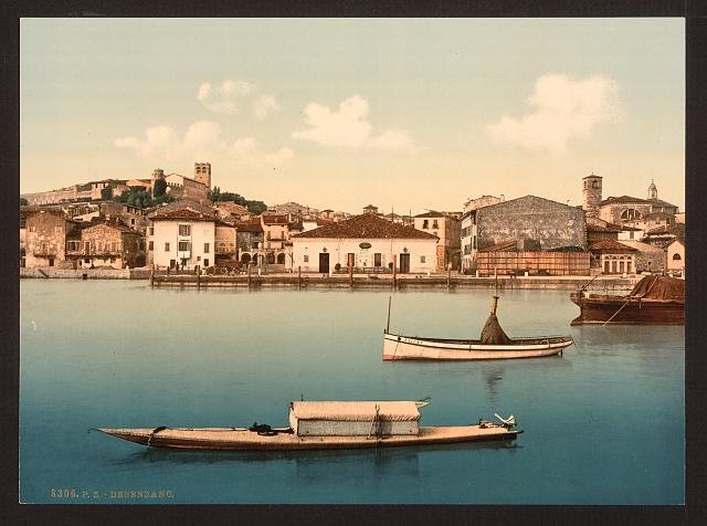 General view I Desenzano Lake Garda Vintage A4 Photo Print