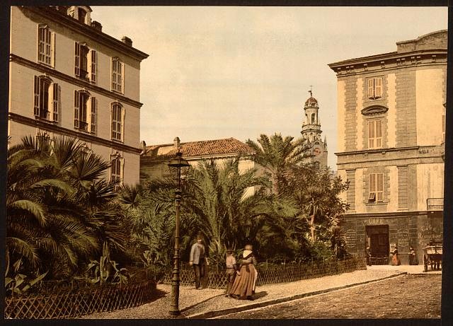 General view I San Remo Vintage A4 Photo Print