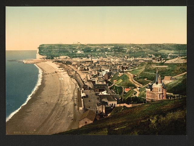 General view II Fecamp Vintage A4 Photo Print