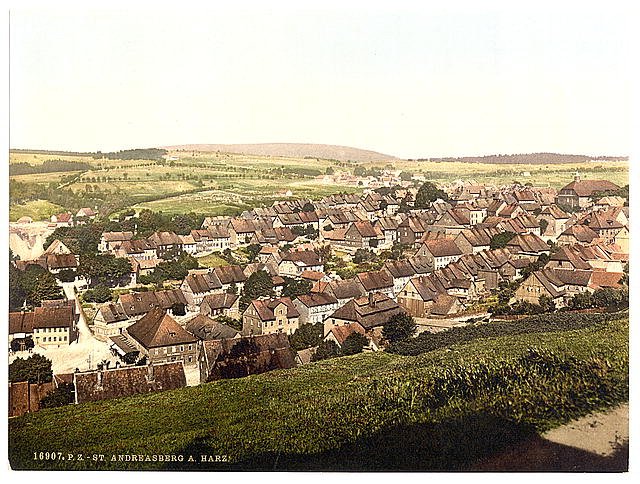 General view II St Andreasburg Hartz Vintage A4 Photo Print