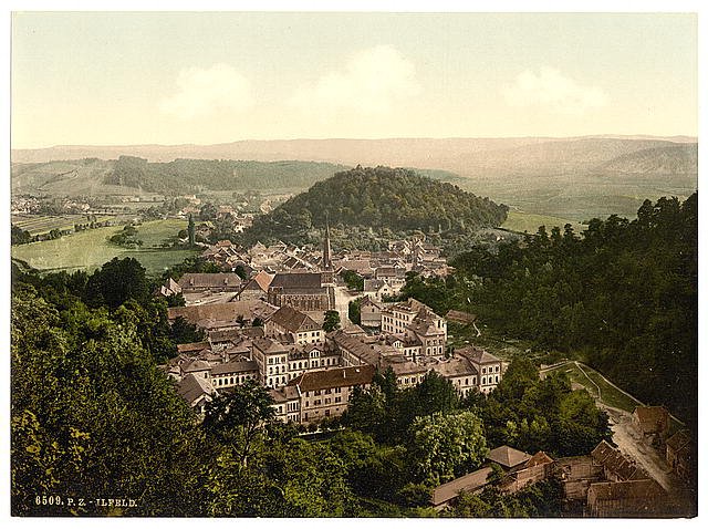 General view Ilfeld Hartz Vintage A4 Photo Print