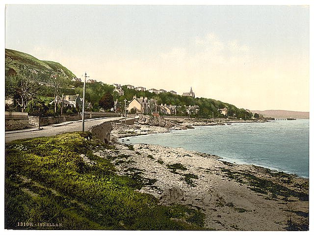 General view Innellan Vintage A4 Photo Print