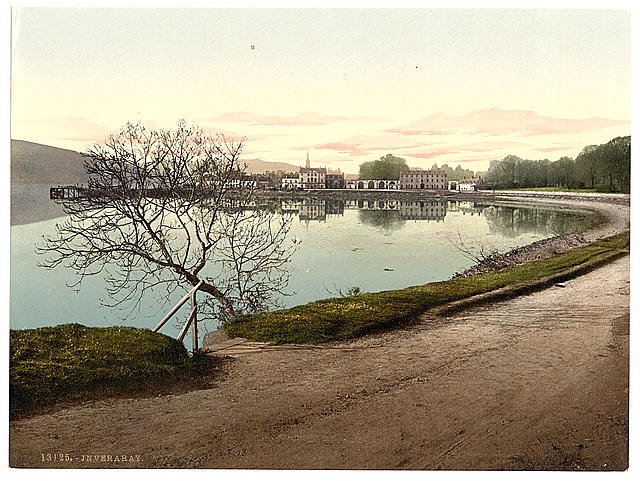 General view Inveraray Vintage A4 Photo Print