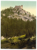 General view Kynast Riesengebirge Vintage A4 Photo Print