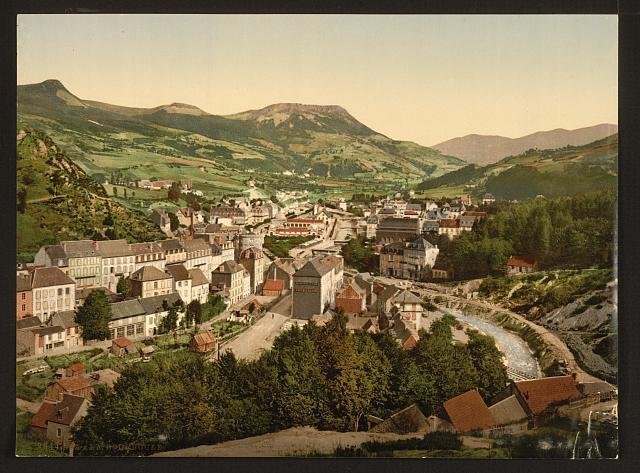 General view La Bouroule Vintage A4 Photo Print