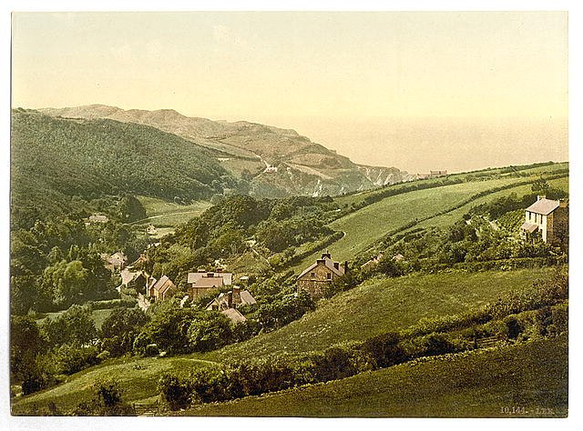 General view Lee Devon Vintage A4 Photo Print