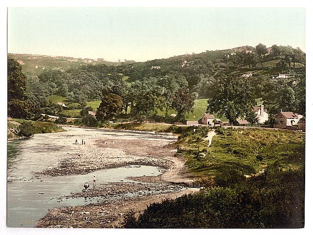 General view Lydbrook lower Vintage A4 Photo Print
