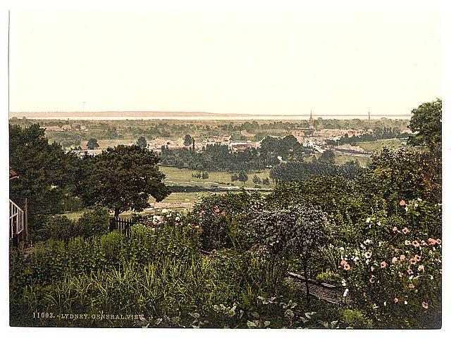General view Lydney Vintage A4 Photo Print