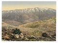 General view Mount Hermon Vintage A4 Photo Print