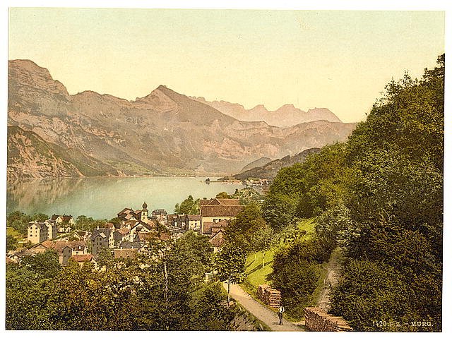 General view Murg Vintage A4 Photo Print