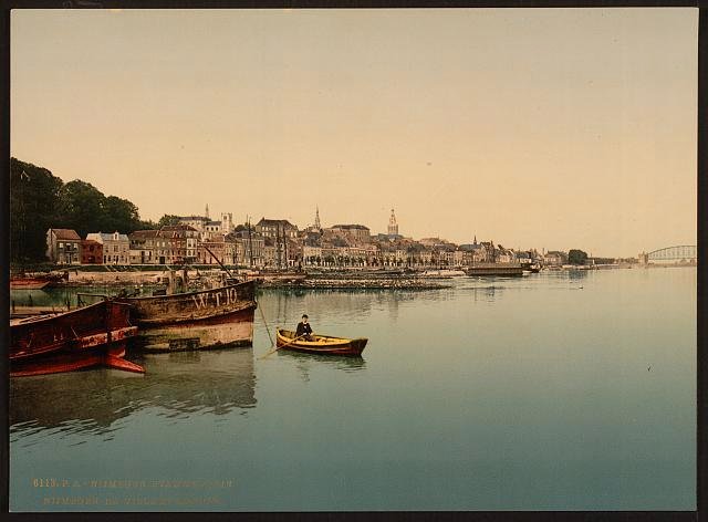 General view Nymegen Vintage A4 Photo Print