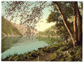 General view Pass of Brander Vintage A4 Photo Print