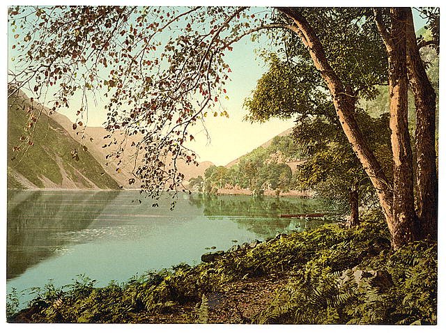 General view Pass of Brander Vintage A4 Photo Print