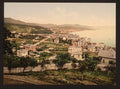 General view Pegli Genoa Vintage A4 Photo Print