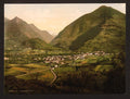 General view Pierrefitte Pyrenees Vintage A4 Photo Print