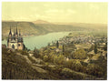 General view Remagen the Rhine Vintage A4 Photo Print