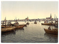 General view Rostock Mecklenburg Schwern Vintage A4 Photo Print