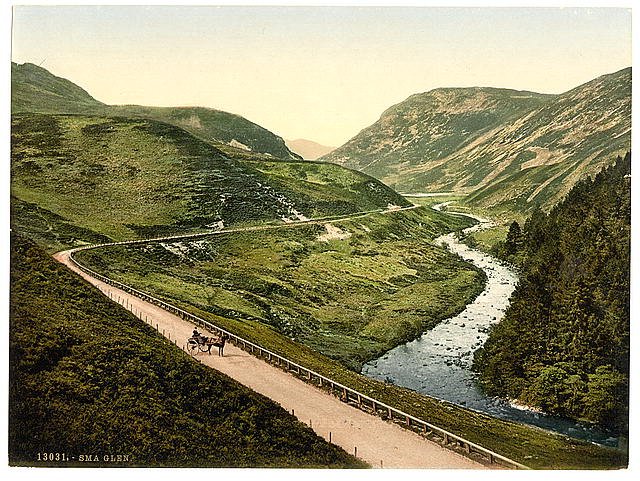 General view Sma Glen Vintage A4 Photo Print
