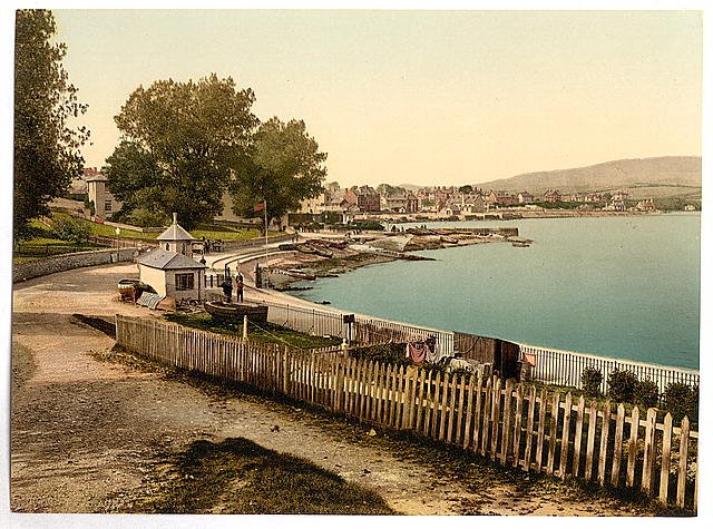 General view Swanage Vintage A4 Photo Print
