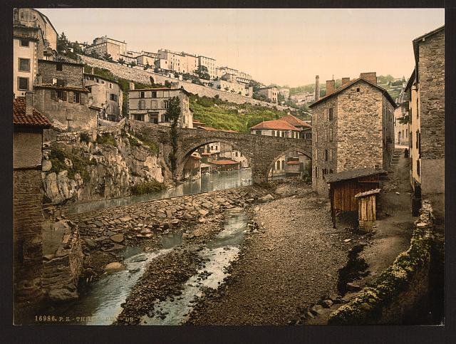General view Thiers Vintage A4 Photo Print