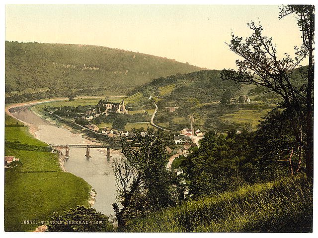 General view Tintern Vintage A4 Photo Print