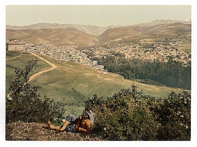 General view Zahleh Vintage A4 Photo Print