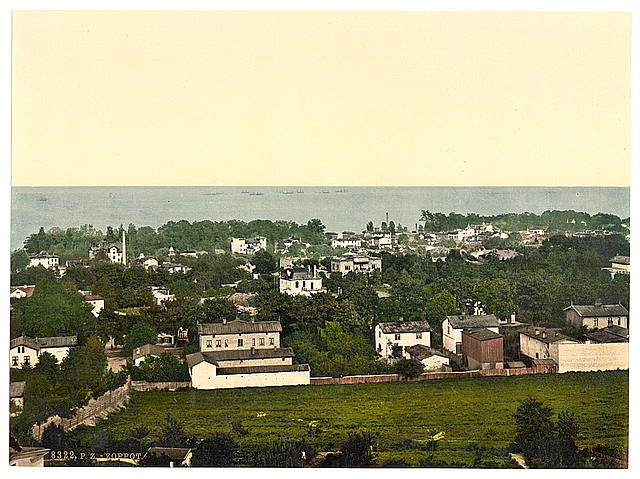 General view Zoppot East Prussia Vintage A4 Photo Print