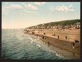 General view and beach Trouville Vintage A4 Photo Print