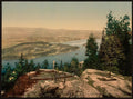General view from Krogkleven Ringerike Vintage A4 Photo Print
