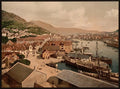 General view from Walkendorffs Tower Bergen Vintage A4 Photo Print