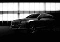 Genesis Gv80 6725 2 Car A4 Photo Print
