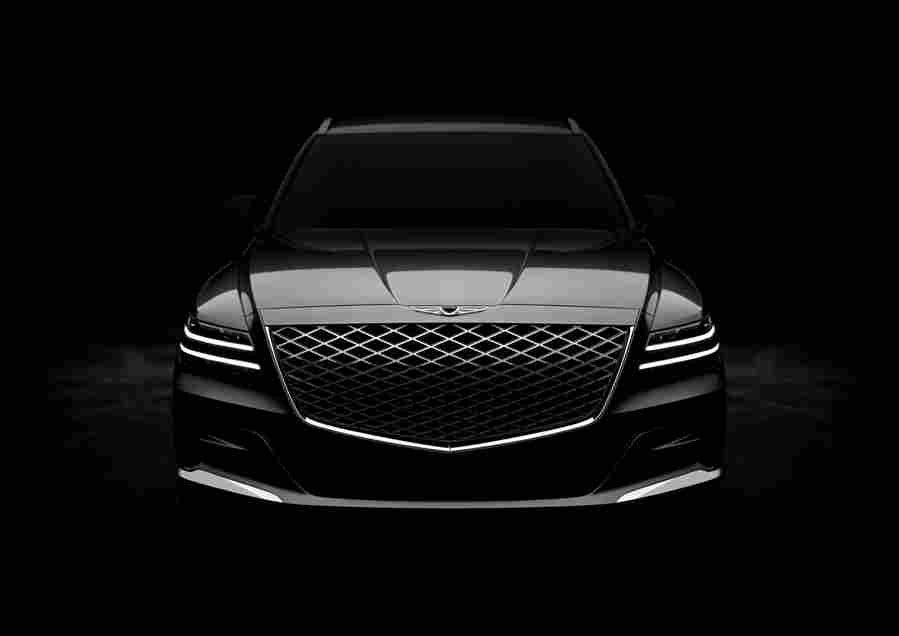 Genesis Gv80 6725 3 Car A4 Photo Print