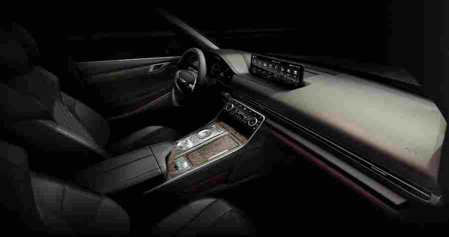 Genesis Gv80 6725 4 Car A4 Photo Print