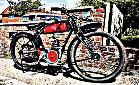 Genial Lucifer motorbike A4 Photo Print