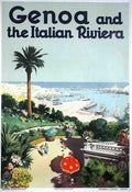 Genoa Vintage Advert A4 Photo Print