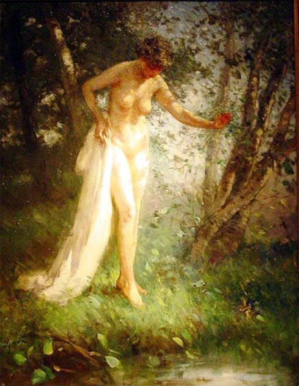Genth Lillian Matilde Whispering June Art A4 Photo Print
