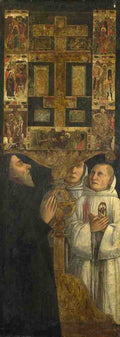 Gentile Bellini Cardinal Bessarion with the Bessarion Reliquary A4 Photo Print