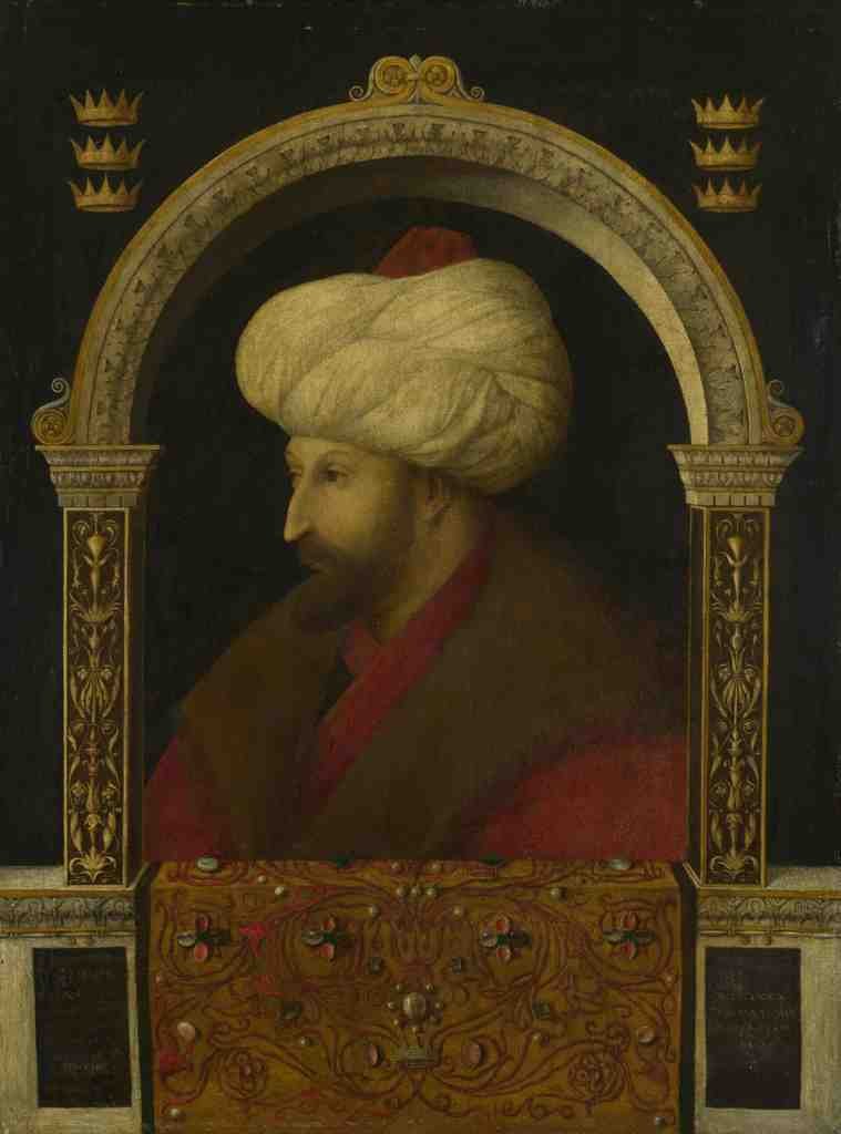 Gentile Bellini The Sultan Mehmet II A4 Photo Print