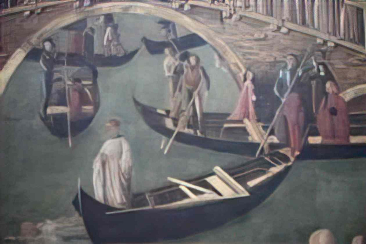 Gentile Bellini miracolo della reliquia della croce al ponte di san 1 Art A4 Photo Print