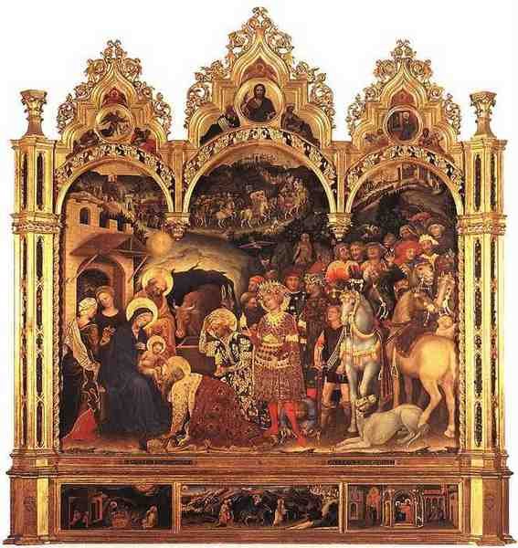 Gentile Da Fabriano Adoration Of The Magi A4 Photo Print