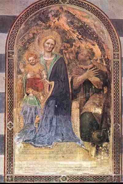 Gentile Da Fabriano Madonna With The Child A4 Photo Print