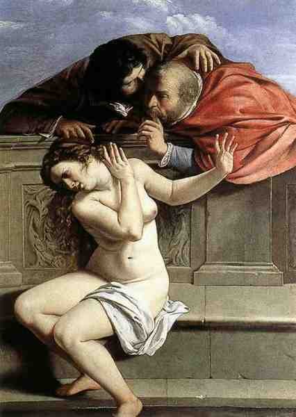 Gentileschi Artemisia Susanna And The Elders A4 Photo Print