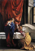 Gentileschi Orazio Annunciation  A4 Photo Print