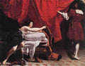 Gentileschi Orazio Joseph And Potiphars Wife A4 Photo Print