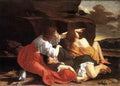 Gentileschi Orazio Lot And His Daughters  A4 Photo Print