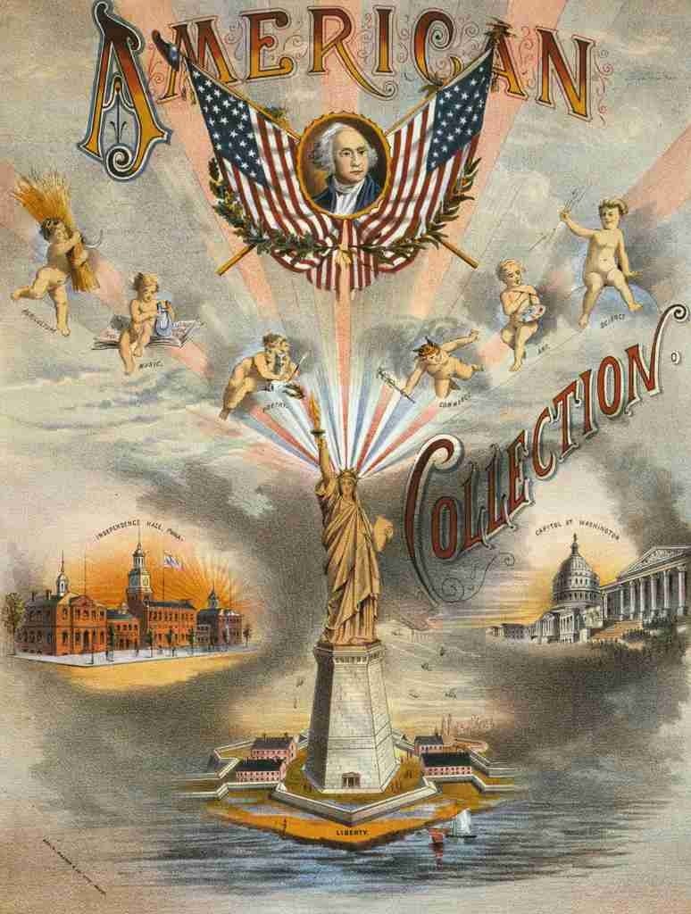 Geo H Walker & Co Poster c1885 American collection A4 Photo Print