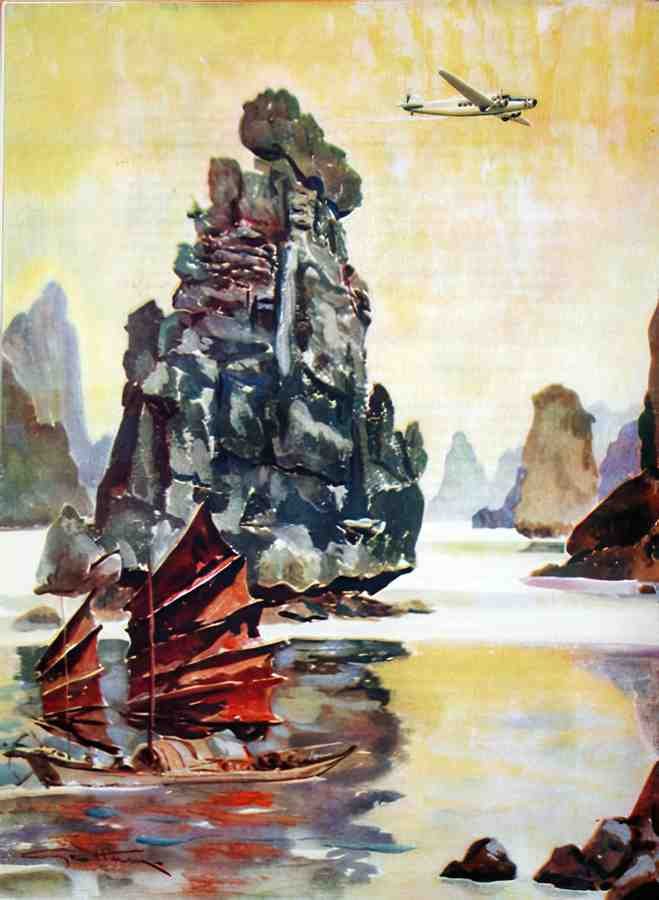 GeoHamHalong Vintage Advert A4 Photo Print