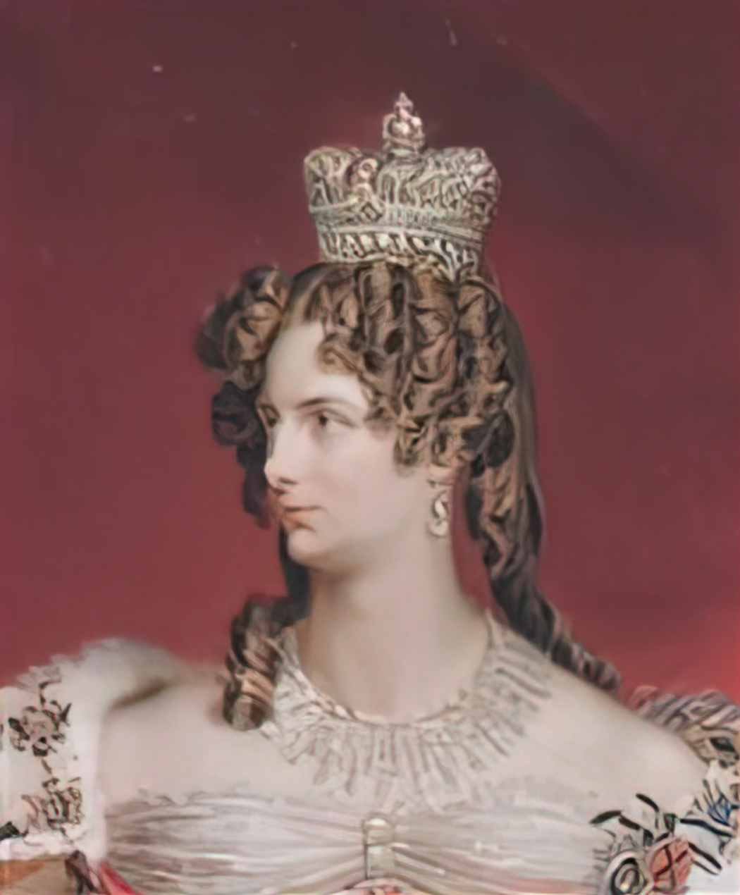 George Dawe alexandra fedorovna by george dawe 01 detail Art A4 Photo Print