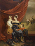 George Dawe alexandra fedorovna with children by g dawe 1820s russian Art A4 Photo Print